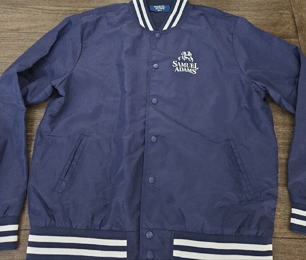 Samuel Adams Brackets & Beers Blue Jacket Sam Adams 23 Size 2XL